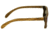 Earth Lanikai Sunglasses, Zebra Rosewood Wood Frame, Blue-Mirror Lens, ESG014ZB