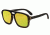 Earth Playa Sunglasses, Ebony Maple Wood Frame, Yellow Lens, ESG062EM