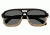 Earth Playa Sunglasses. Ebony Zebrawood Wood Frame, Black Lens, ESG062EZ