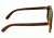 Earth Playa Sunglasses, Rosewood Bamboo Wood Frame, Black Lens, ESG062RB