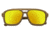Earth Playa Sunglasses, Walnut Zebrawood Wood Frame, Yellow Lens, ESG062ZW