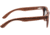 Earth Wood Solana Polarized Sunglass, Red Rosewood/Black, One Size, ESG004R