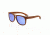 Earth Wood Las Islas Sunglasses, Red Frame, Blue/Green Lenses, ESG055R