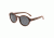 Earth Wood Maho Sunglasses, Brown Frame, Black Lenses, ESG085B