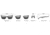 Earth Hampton Sunglasses, 036b, ESG036B