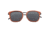 Earth Wood Nosara Polarized Sunglass, Red Rosewood/Black, One Size, ESG047RB