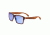 Earth Polarized Sunglasses Piha Collection, Ebony/Blue, ESG006RE