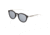 Earth Wood Sabal Polarized Sunglass, Ebony/Silver, One Size, ESG044ES