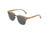 Earth Wood Sassel Polarized Sunglass, Zebrawood/Black, One Size, ESG045ZB