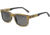 Earth Wood Tide Polarized Sunglass, Zebrawood/Black, One Size, ESG009GR