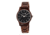 Earth Wood Tuckahoe Marble-Dial Bracelet Watch, Multicolor/Red ETHEW4803