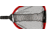 EGO S2 Slider Guide Landing Net, Black/Red, Large 22in, 72059