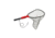 EGO Small Wade Landing Net, Black/Red, Small, 71372