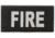 Eleven 10 2x4 Med Id Patch, Gray - E10-7001-FIRE-BLK/GRY