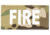 Eleven 10 2x4 Med Id Patch, White - E10-7001-FIRE-MTC/WHT
