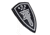 Elite Force PVC Shield Patch, Black, 2211157