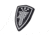 Elite Force PVC Shield Patch, Black, 2211157