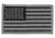 Elite Survival Systems US Flag Patches - Standard Orientation, Black/Gray, 3.5in x 2in ID-US-107