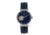Empress Edith Semi-Skeleton Leather-Band Watch, Blue, One Size, EMPEM3303