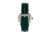 Empress Edith Semi-Skeleton Leather-Band Watch, Green, One Size, EMPEM3302