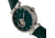 Empress Edith Semi-Skeleton Leather-Band Watch, Green, One Size, EMPEM3302