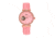 Empress Edith Semi-Skeleton Leather-Band Watch, Pink, One Size, EMPEM3306