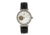 Empress Edith Semi-Skeleton Leather-Band Watch, White, One Size, EMPEM3301