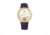 Empress Quinn Semi-Skeleton Dial Leather-Band Watch, Purple, EMPEM2705