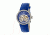 Empress Justinian Automatic Semi-Skeleton Dial Leather-Band Watch, Silver/Blue, Standard EMPEM1602