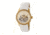 Empress Justinian Automatic Semi-Skeleton Dial Leather-Band Watch, Gold/White, Standard EMPEM1603