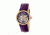 Empress Justinian Automatic Semi-Skeleton Dial Leather-Band Watch, Gold/Purple, Standard EMPEM1604