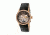 Empress Justinian Automatic Semi-Skeleton Dial Leather-Band Watch, Rose Gold/Black, Standard EMPEM1605