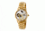Empress Theodora Automatic Mother-of-Pearl Semi-Skeleton Bracelet Watch, Gold/Silver/Gold, Standard EMPEM1203