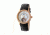 Empress Valois Automatic Mother-Of-Pearl Semi-Skeleton Dial Leather-Band Watch, Rose Gold/Silver, Standard EMPEM1305