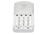 Eneloop 4 Bay Charger NiMH AA/AAA, White, NC-MQN06U