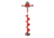 Eskimo E40 Composite Ice Auger Complete, Red, 8-Inch, 45850