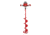 Eskimo E40 Steel Ice Auger Complete, Red, 8-Inch, 45750