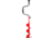 Eskimo Hand Auger W/Dual-Flat Blade, Red, 8 in, HD08