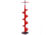 Eskimo Pistol Bit 2.0, Drill-Adaptive Auger, 8-Inch, Centering Point, Red, 8-Inch, 45600