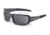 ESS CDI Max Ballistic Sunglasses, Matte Dark Gray Frame, Smoke Gray Lens, Medium / Large Fit, EE9003-02