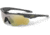 ESS Craftsman CrossBladeSTD Sunglasses, Carbon Gray Frame, Mirrored Brass Lens, Large, EE9032-30