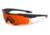 ESS CrossBlade STD Blk 3LS LPL-5+ Safety Glasses, Black, Unisex, EE9032-28