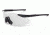 ESS ICE ONE Ballistic Eyeshield Kit,Black Frame,Nosepiece,Clear Lens,Pouch 740-0005