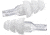Etymotic Research ER20 Motorsport High-Definition Earplugs, White, Large, ER20-CCC-MS-C