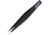 Excel Blades Hollow Handle Tweezers Black
