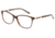 Exces Princess 145 Eyeglasses, Women's, Brown-Gold, 53-16-140, EXP145814