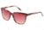 Exces Ruby Sunglasses, Womens, Striated Brown, 54-18-140, EXRUBY103