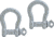 Extreme Max Boattector Galvanized Anchor Shackle 1/4in, 3006.6602