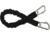 Extreme Max Boattector High-Strength Line Snubber &amp; Storage Bungee, Value 2-Pack - 12in With Compact Hooks, Black, 3006.2367