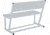 Extreme Max Universal Aluminum Dock And Patio Bench, 3006.6641